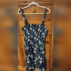 NWT. Womens Plus Size  Multicolor Smocked Dress